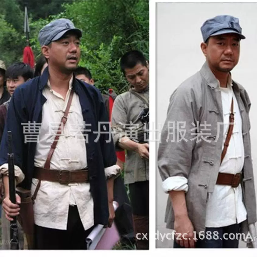 陕北农民老百姓八路军影视剧服装武工队游击队民兵演出服
