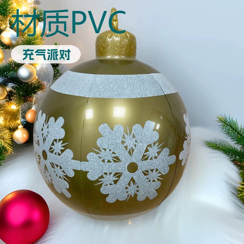 Производитель предлагает настраиваемые надувные рождественские шары из ПВХ, красочные шары для бассейна, светящиеся шары для создания веселой праздничной атмосферы.