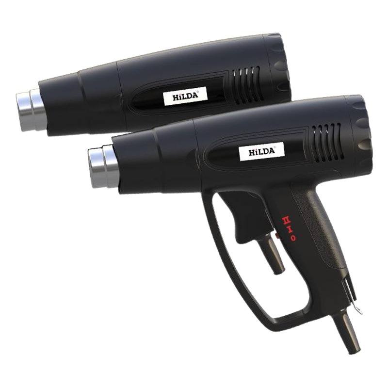 Pistola de Aire Caliente Hilda de 2000W de Alta Temperatura, Pistola de Aire Caliente Industrial, Pistola para Aplicación de Películas para Automóviles, 1800W, Venta Directa de Fábrica