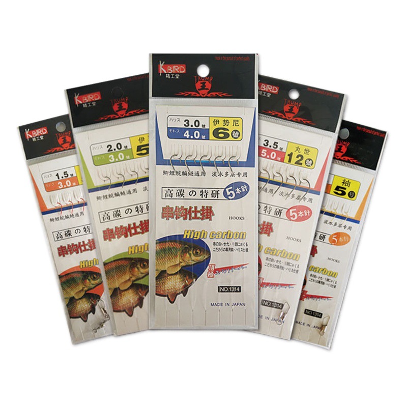 Seiko String Hook 5 Po Iseyi Izu Maru Shi Red Sleeve Gold Sleeve Explosive Hook Bulk Hook Fishing Gear Wholesale