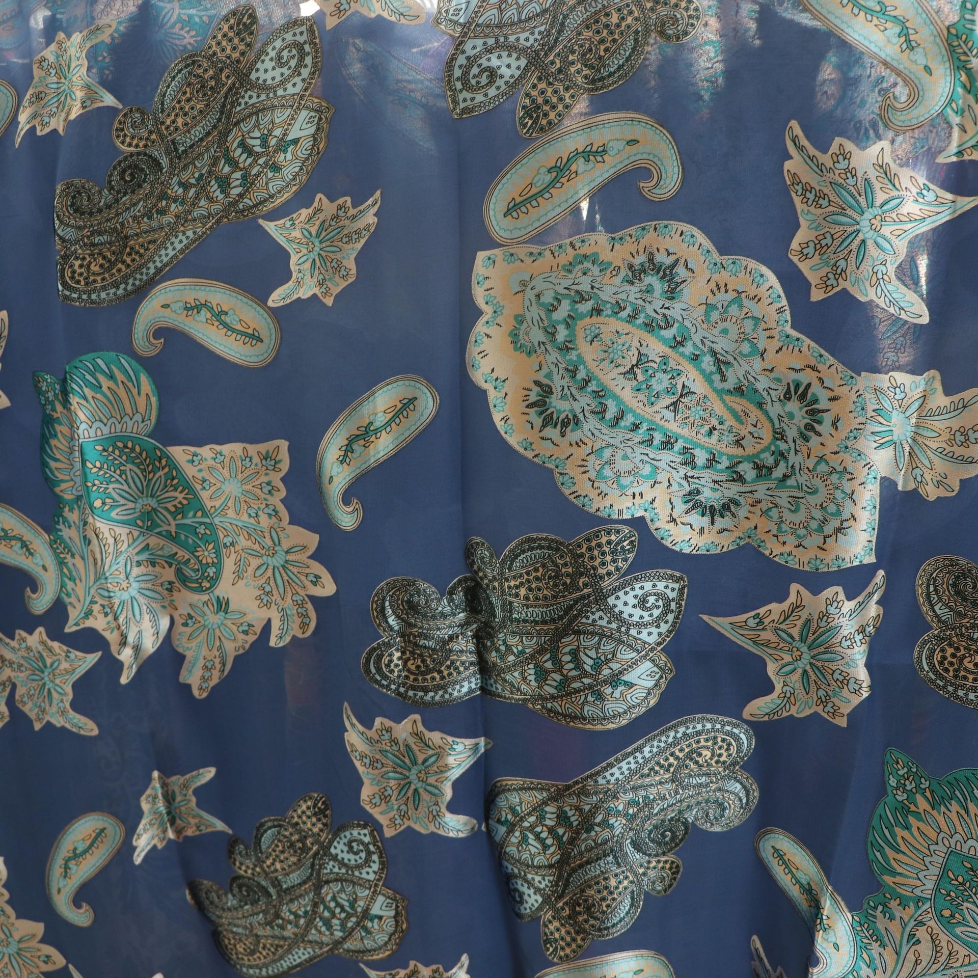 factory wholesale Woven printing Burning flowers Burnt-out raw silk velvet Fabric Nightdress Dress cheongsam