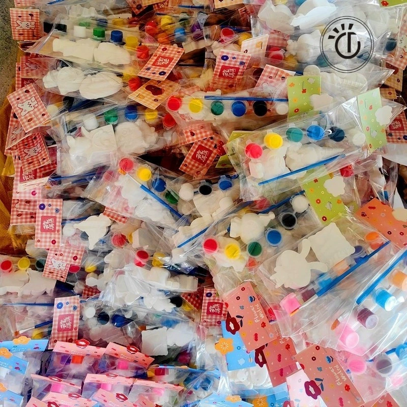 Doll, clay, mold, coloring book, Hanfu, graffiti