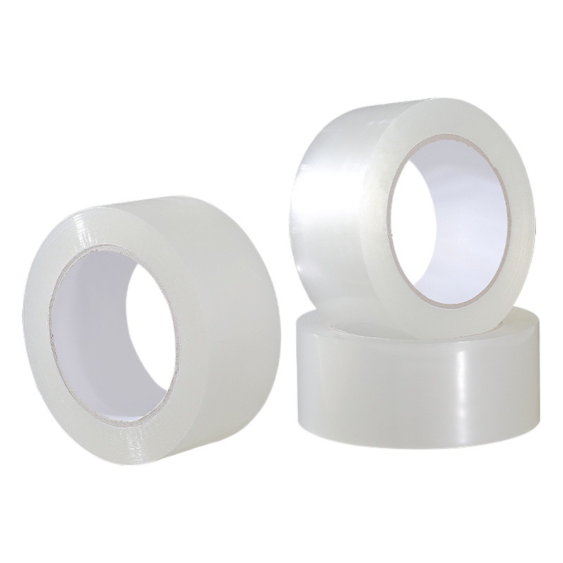 Cinta de embalaje transparente silenciosa de bajo ruido, cinta de sellado silenciosa express de comercio electrónico, cinta adhesiva BOPP, cinta silenciosa