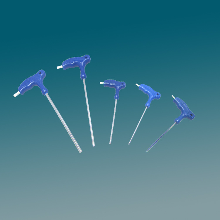 铁制T形平头内六角扳手拐杖柄机械配套六角匙2.5mm