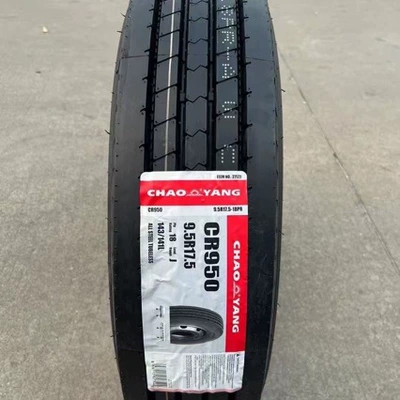Brand new three-pack Chaoyang 9.5R17.5 CR950 wear-resistant all-steel wire heavy-duty passenger and truck vacuum tires