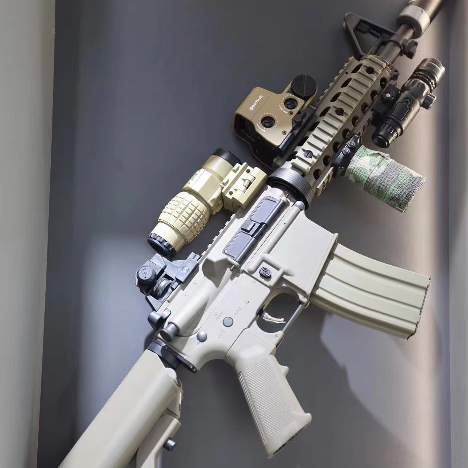 司马AK军典m4可发射电动连发SCAR吃鸡MP5突击抢男道具模型玩具