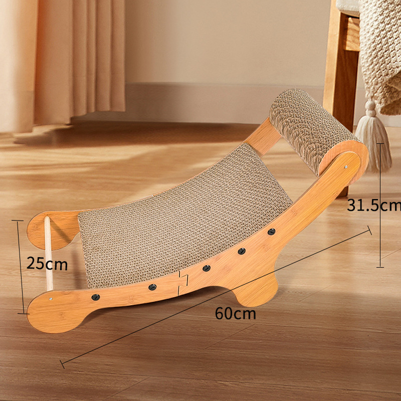 Junta de agarre para gatos resistente al desgaste sin desechos, columna vertical de agarre para gatos, ninja para gatos integrada, juguete para gatos resistente al agarre, cuenca de garras para gatos