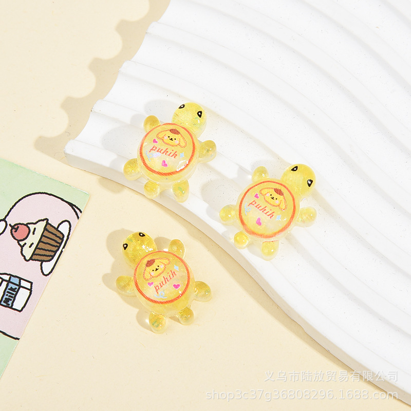 Mini decoración de tortuga, tortuga, cara a cara, campeón de tortuga luminoso, la misma artesanía de resina, regalo de moda