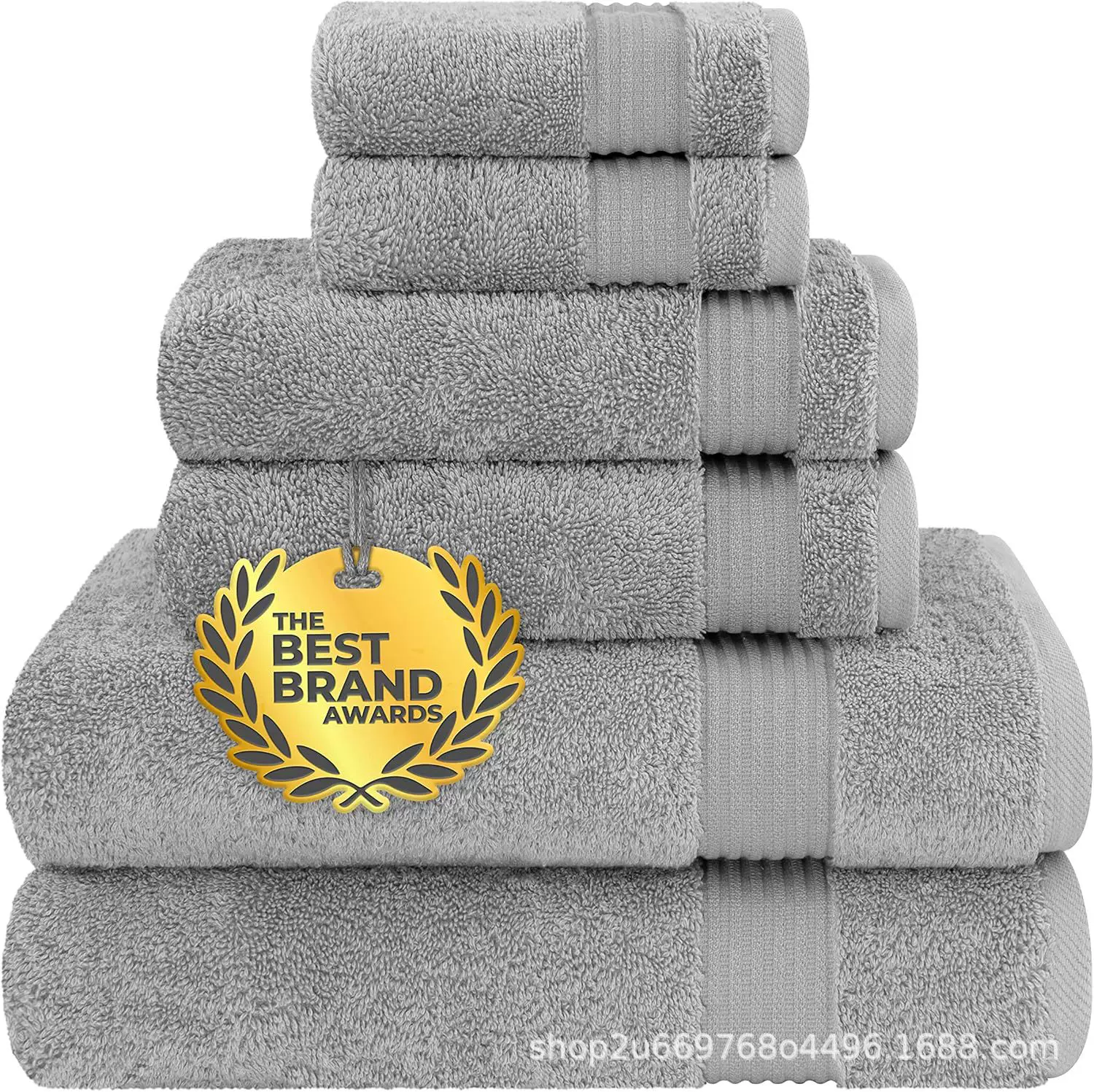 跨境毛巾浴巾可真空压缩包装代发贴码柔软吸水男士浴巾亚马逊热卖