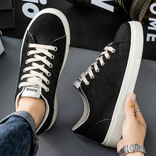 2025年秋季新款百搭男士板鞋子潮学生帆布鞋低帮韩版运动休闲男鞋