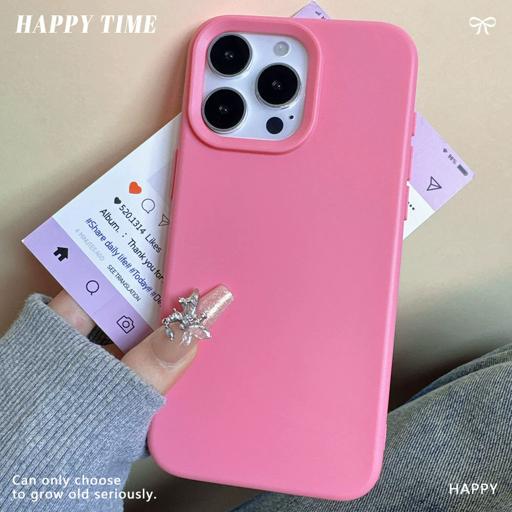 Чехол для телефона (Apple iPhone 16) силиконовый матовый, защита от падений, тонкий элегантный дизайн