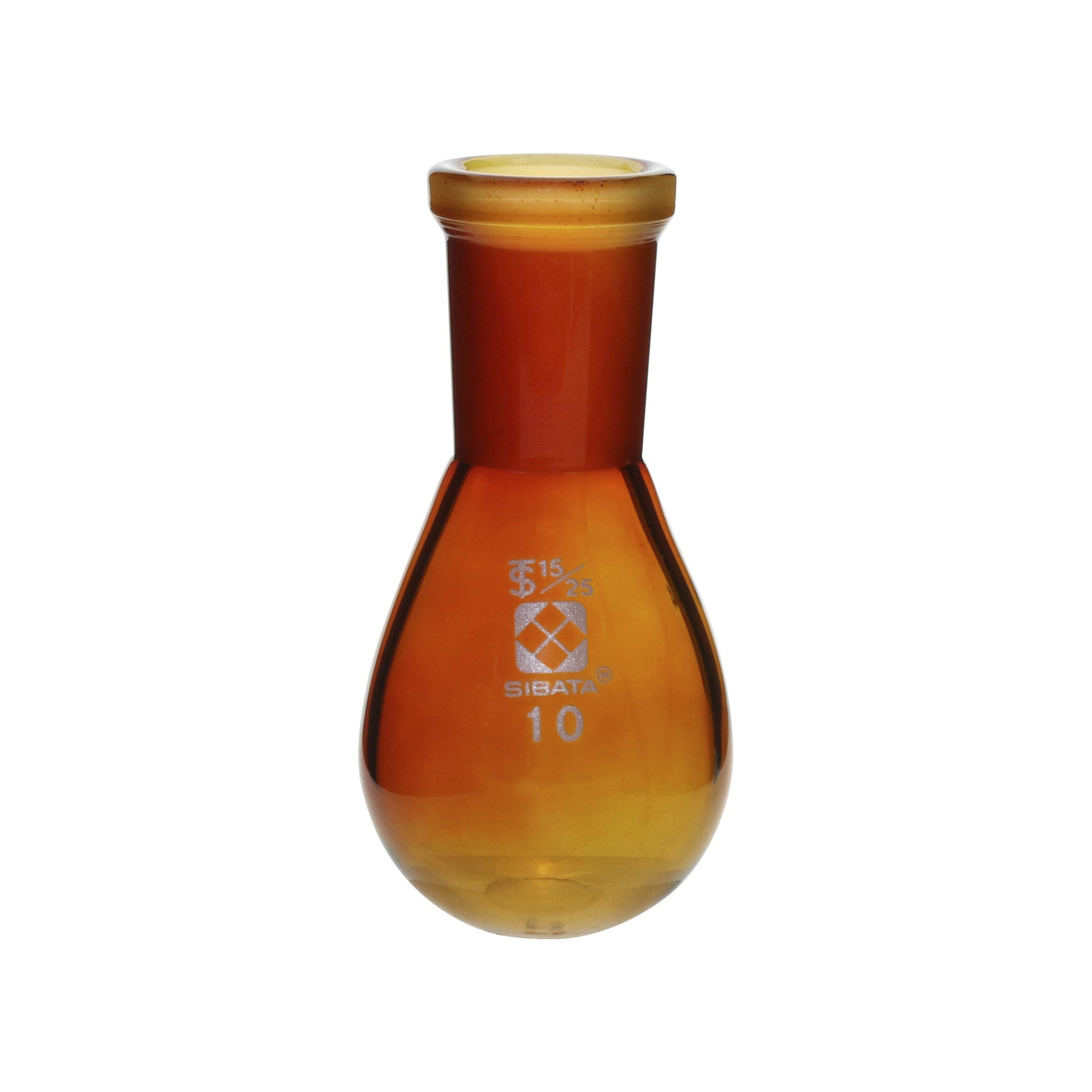 SIBATA柴田科学 棕色 滑动茄子烧瓶 19/38 200mL  005270-19200