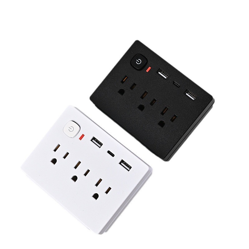 Adaptador de conector USB-C América del Sur México Dominicana Venezuela Perú Surinam dos planos un redondo