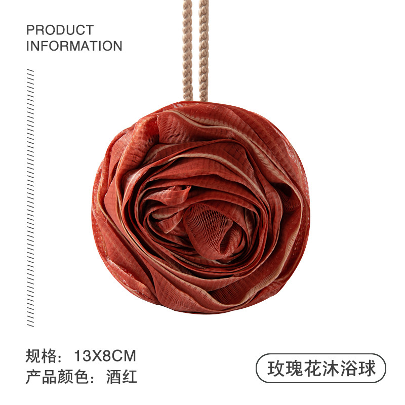 Flor de Baño Forma de Rosa Grande de PE