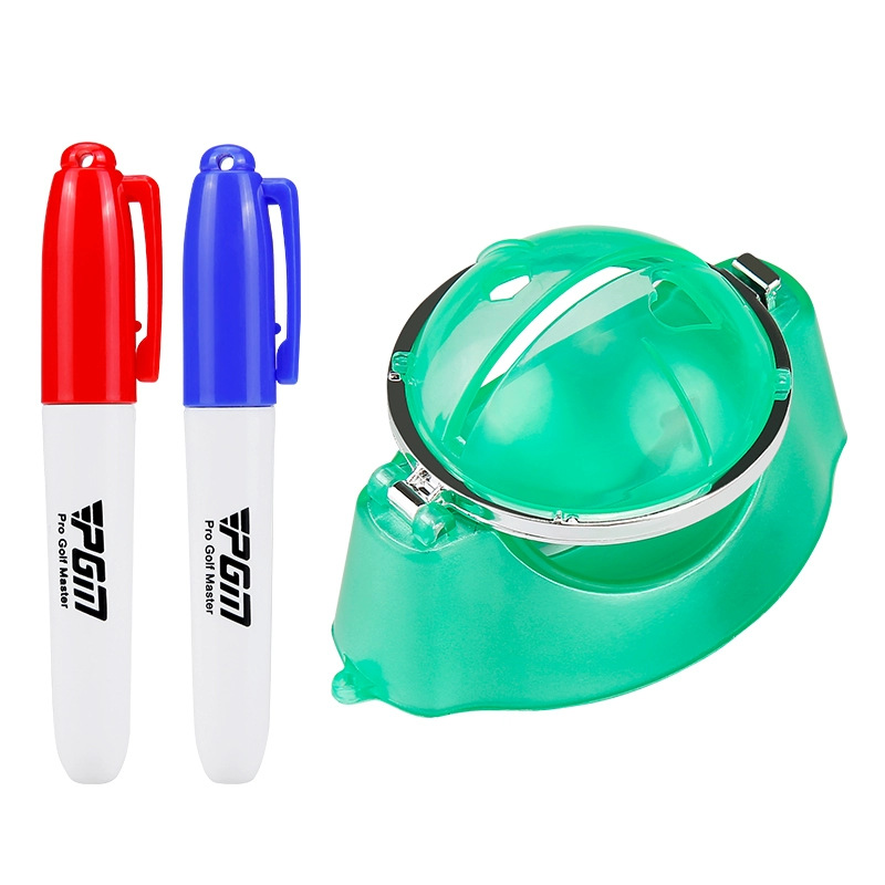 Dụng cụ đánh dấu bóng golf PGM kèm bút vẽ — Máy vẽ đường đơn [không có bút], HXQ002 【Với 2 bút vẽ nguệch ngoạc 】