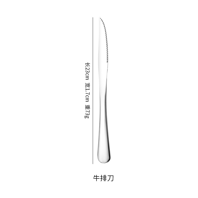 1010 cuchillo de acero inoxidable cuchillo tenedor cuchara set de cubierta de hotel de postre tenedor cuchara de hielo piezas comunes image 8