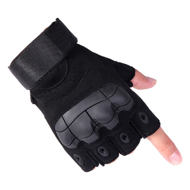 Deportes guantes de dedo semi-completo protección solar para hombres ventiladores militares al aire libre táctico Aptitud antideslizante para mujeres guantes de lucha contra el montañismo