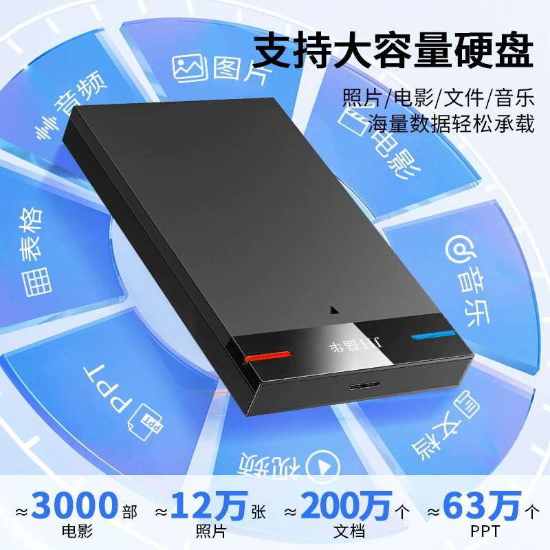 Купольный 2.5-дюймовый серийный настольный жесткий диск USB3.0 высокоскоростная передача без инструментов внешний переносной корпус для жесткого диска