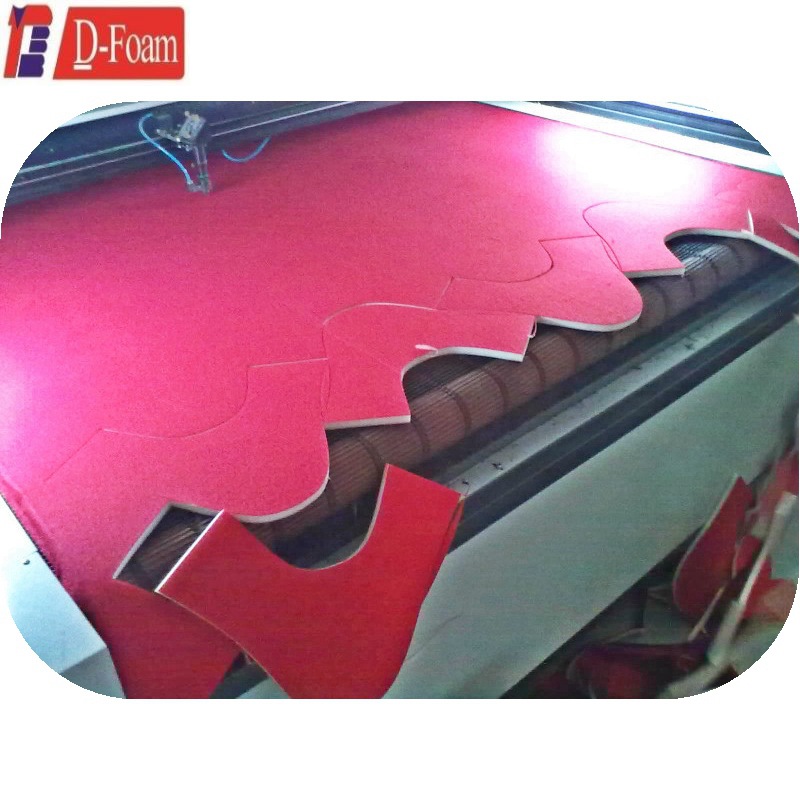 供应复合植绒海绵 彩色植绒海棉制品 紫砂壶防护包装植绒内衬海棉