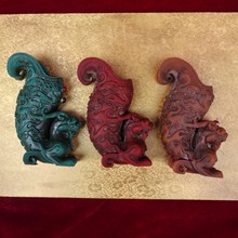 古玩收藏仿古寿山石雕高档摆件龙杯摆件客厅装饰