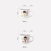 A Creative Family Family Parent -Child Cup Sanwukou Set Family Drinking Water Ceramic Breakfast Beach Cup