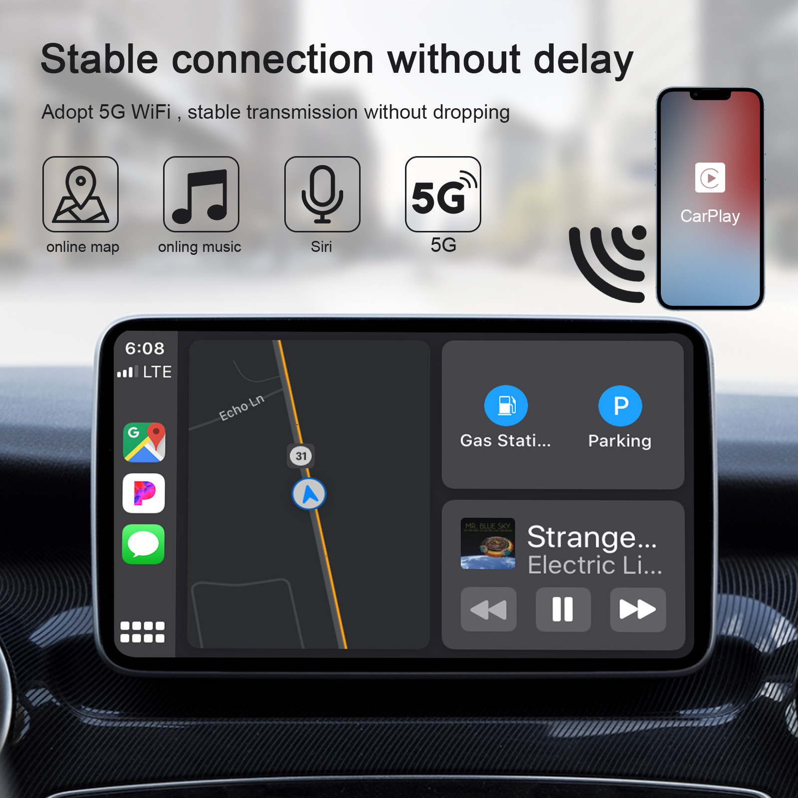 有线转无线carplay