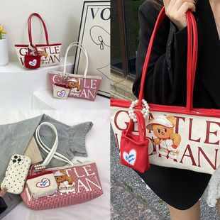 Trend capacious shopping bag, universal one-shoulder bag
