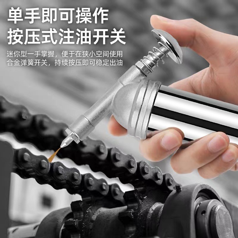 80cc迷你手动黄油枪注油器挖掘机汽车机械牛油枪注脂小型黄油机