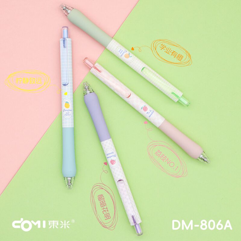 Dongmi 806A ビンゴプレスゲルペン限定版新製品かわいい小さな新鮮な速乾性ブラシペン 0.5 黒ペン|undefined