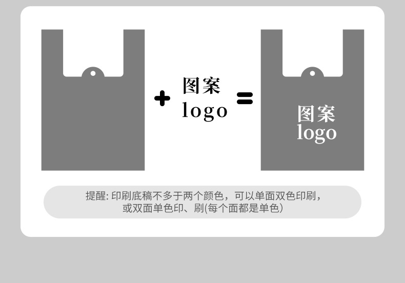 Customized hand-held plastic bags, transparent takeout plastic bags, supermarket clothing hand-held vest bags, waistcoat bags with logo printing pic 13