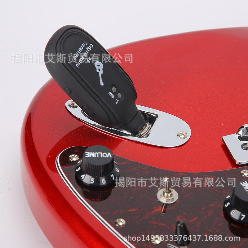 Transmisor inalámbrico de la guitarra A8 transmisor inalámbrico de la guitarra conveniente para el bajo de la guitarra eléctrica
