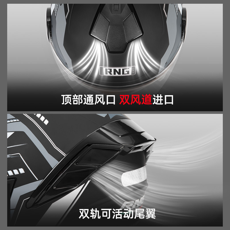 RNG marca motocicleta 3 / 4 casco de bicicleta casco auriculares bluetooth casco de motocicleta casco de mujer coche eléctrico