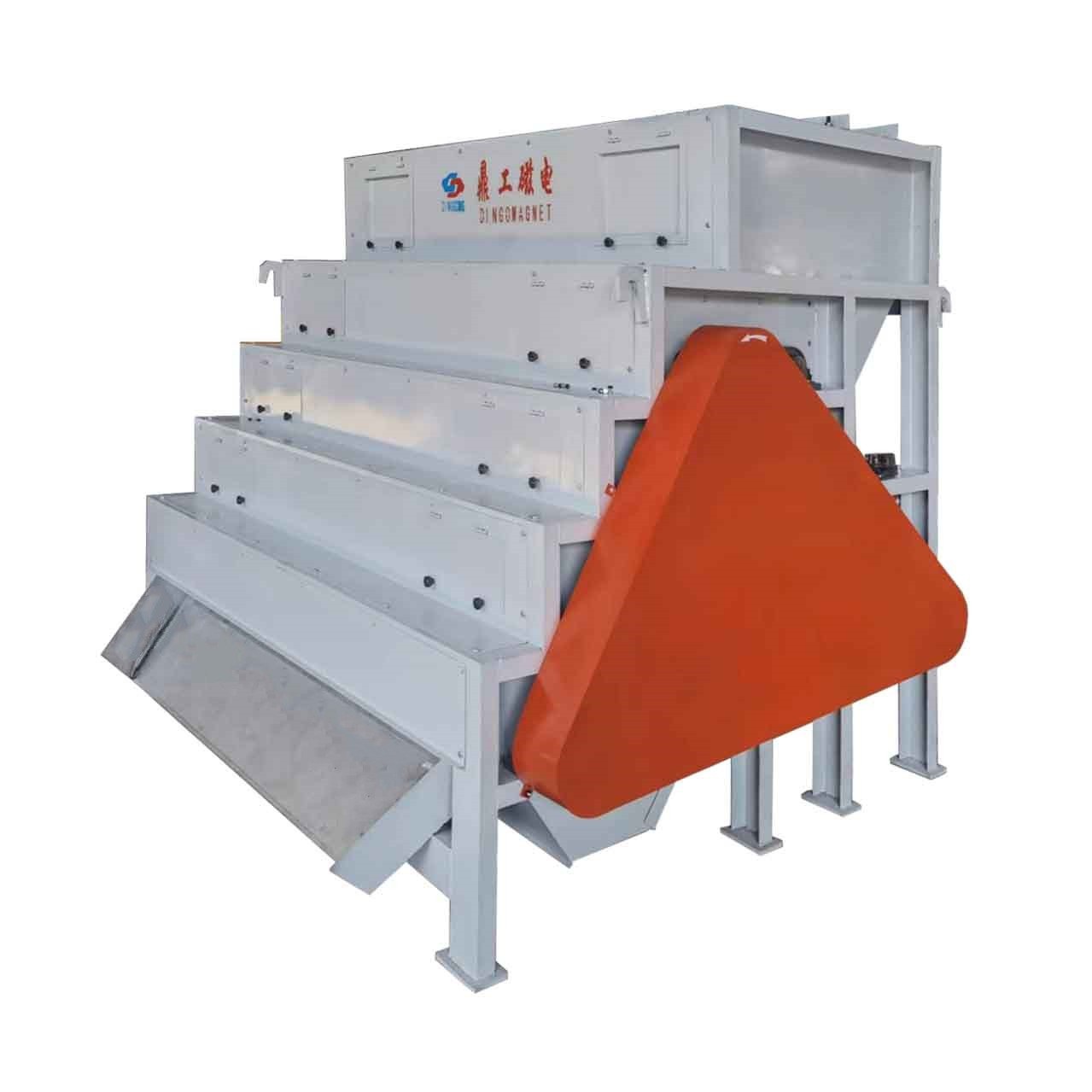【褐铁矿磁选机】强磁磁选机制造厂家鼎工磁电 多辊式磁选机