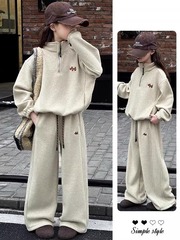 女児2025新作春秋スーツ子供用衛衣衛ズボン2点セット女の子用おしゃれスポーツスーツ子供服