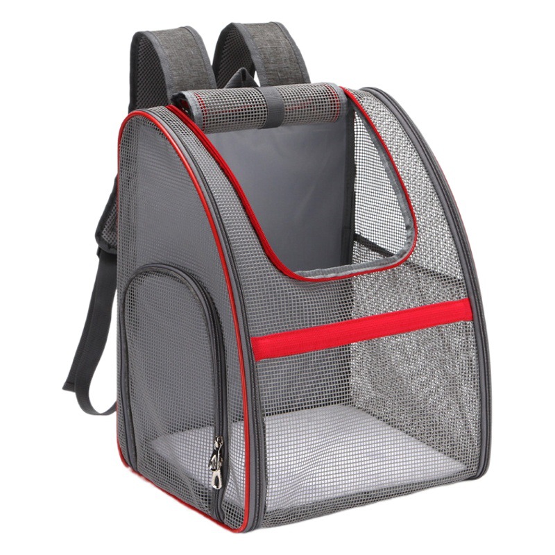 Artículos para mascotas, nueva bolsa de transporte portátil transfronteriza para perros, mochila cómoda y transpirable para gatos y perros.