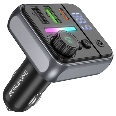 BOROFONE BC50 Car Bluetooth FM Transmitter PD20W QC3.0 Audio Receiver Compact Body (FM Modulyator)