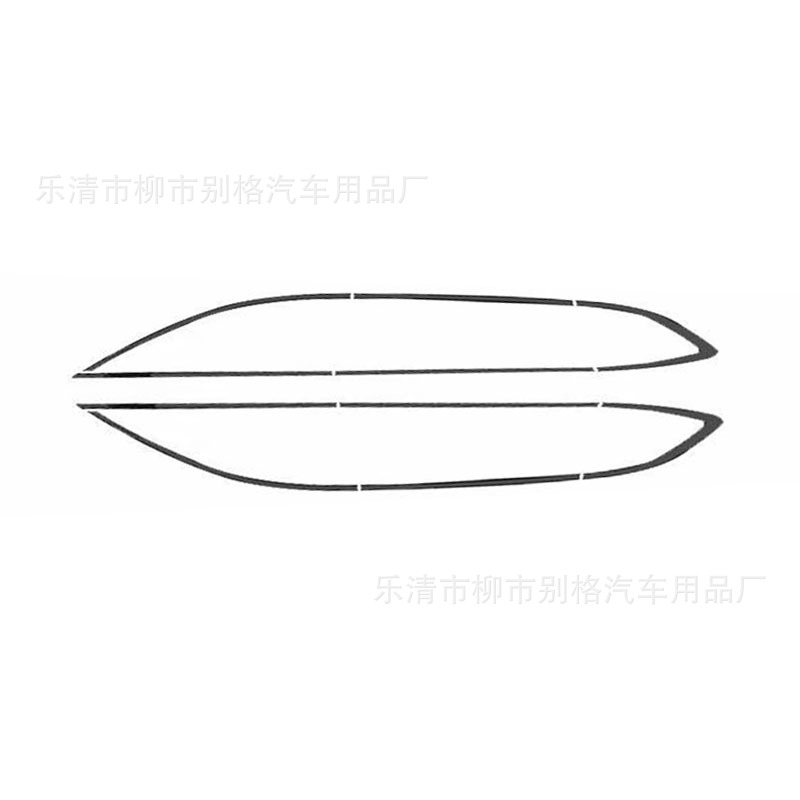 Suitable for 21-25 New Envision Plus Car Window Trim Body Bright Strip Stainless Steel Appearance Black Warrior Modification