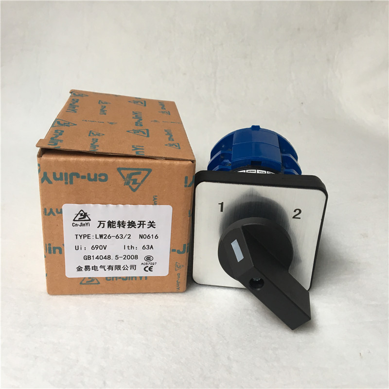 金易小型万能转换开关旋转两档LW26-20/4  LW26-20/5 JWY29-20/3