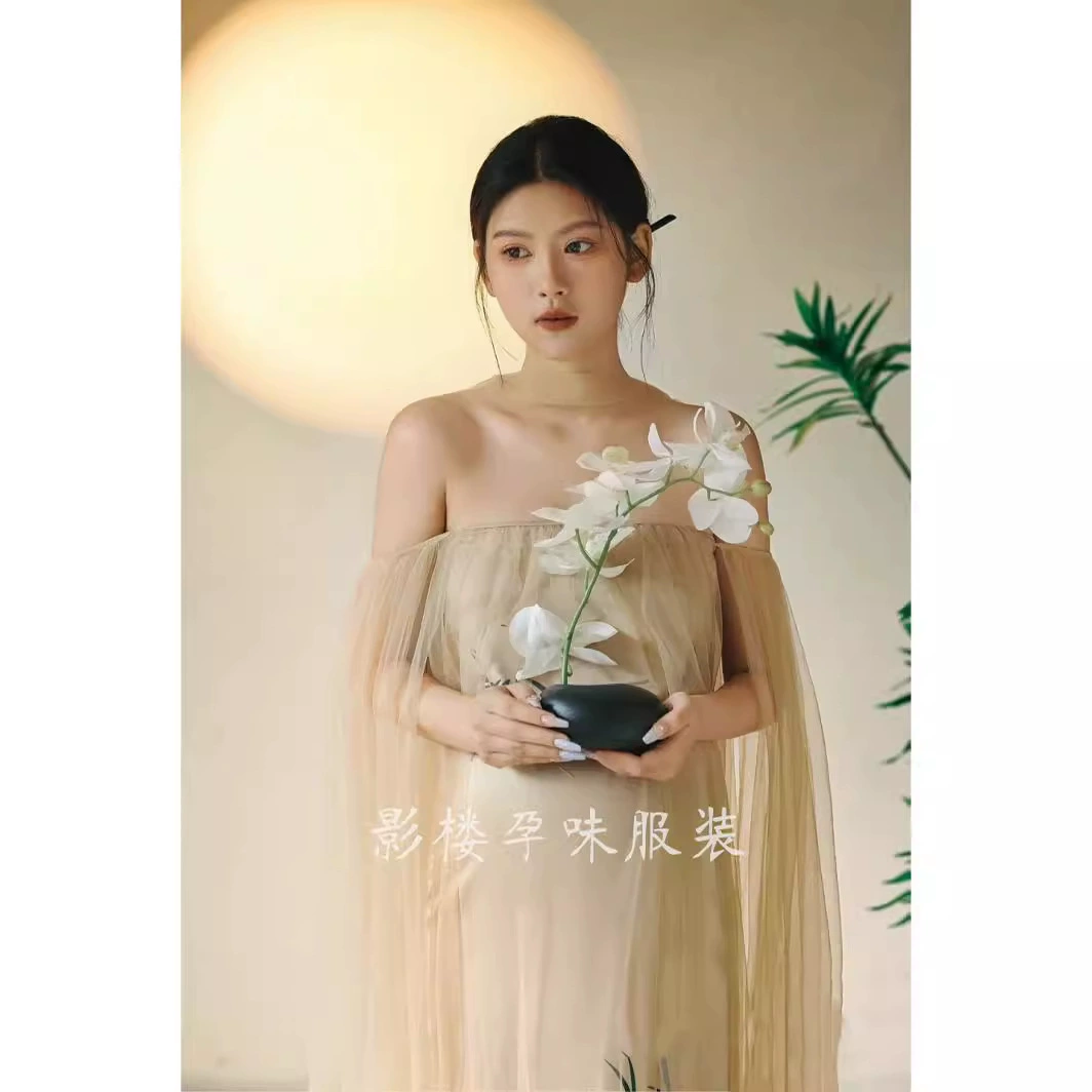 Lace evening dress for photo sessions for pregnant, skirt for mother and baby