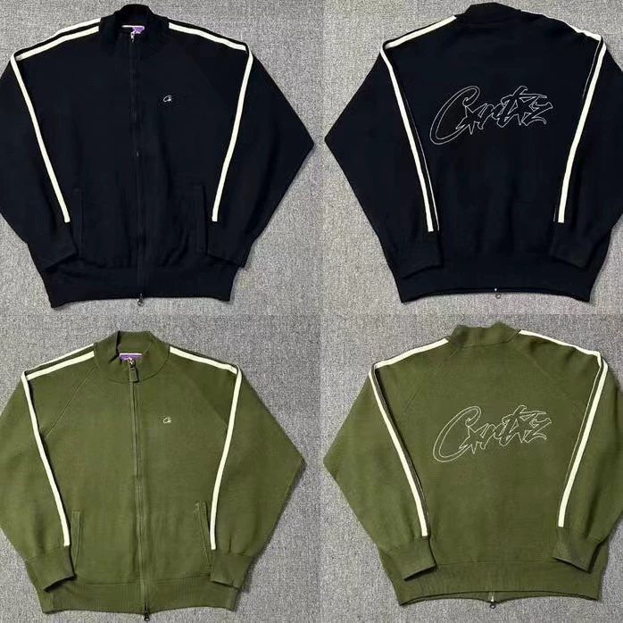 Трансграничная электронной коммерции мода новые буквы уличные мужчины и женщины свободные повседневные кардиган на молнии свитер куртка