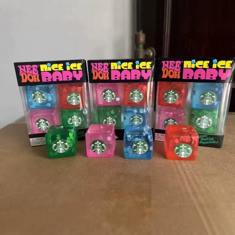 In-stock cross-border needoh maltose squeeze toy, Starbucks slow-rebound jellyfish squeeze toy, stress-relief and venting toy In-stock cross-border needoh maltose squeeze toy, Starbucks slow-rebound jellyfish squeeze toy, stress-relief and venting toy