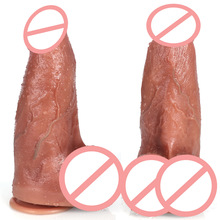 超大肥屌液态硅胶仿真阳具女用打桩机假阴茎拳交肛塞成人情趣用品