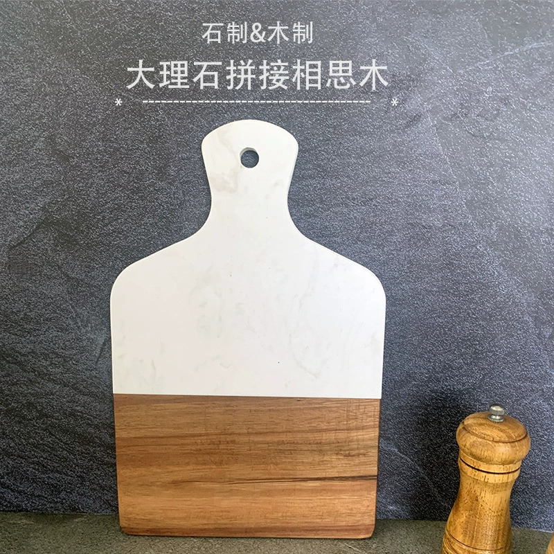 Мраморная доска шов acacia деревянные блюда Western disk -bull row case board Amazon hot selling new models