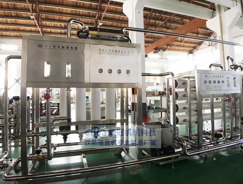 大型UF超滤机 中空纤维过滤张家港瓶装矿泉水设备