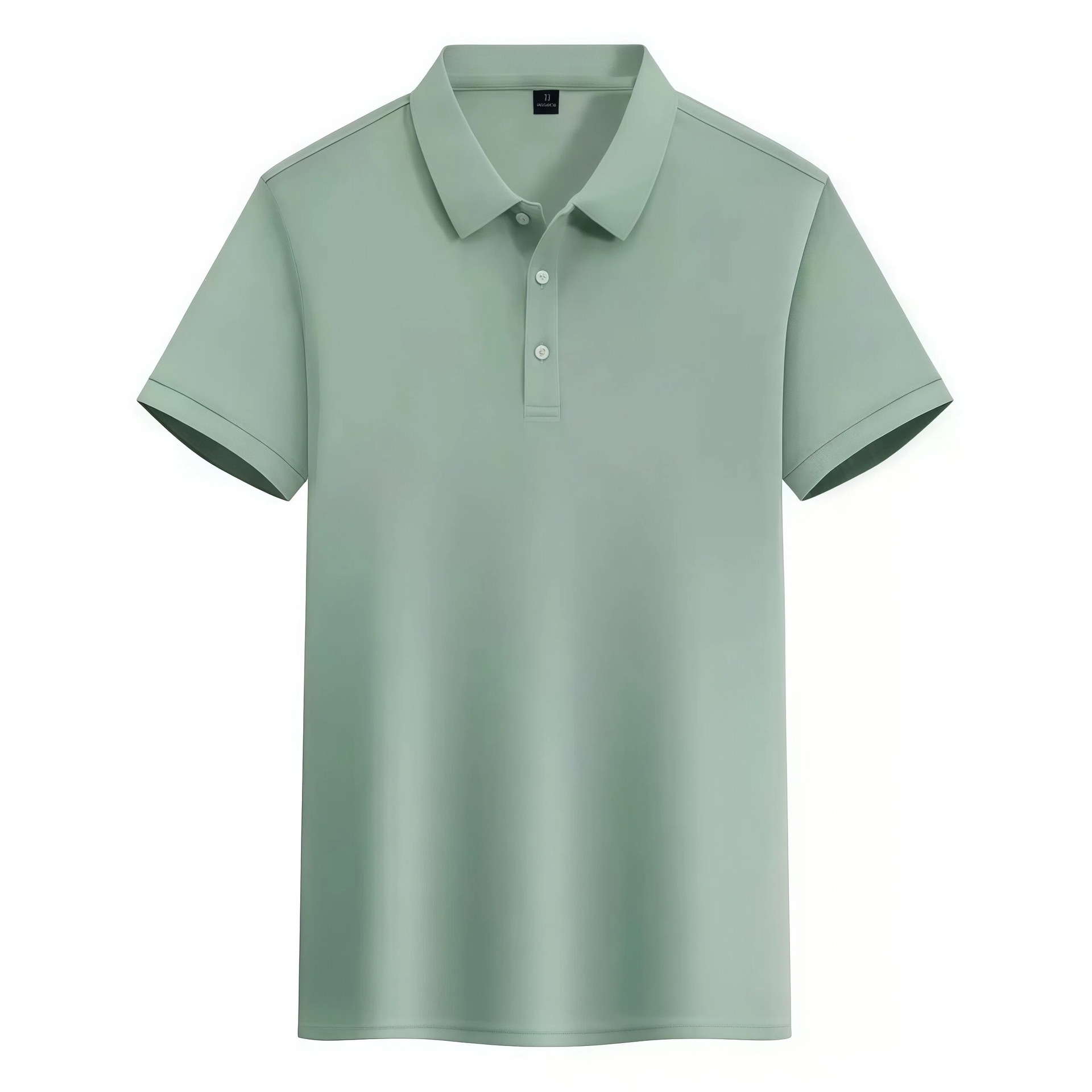 Camisa Polo de Manga Corta para Hombre de Poliéster, Transpirable para Verano