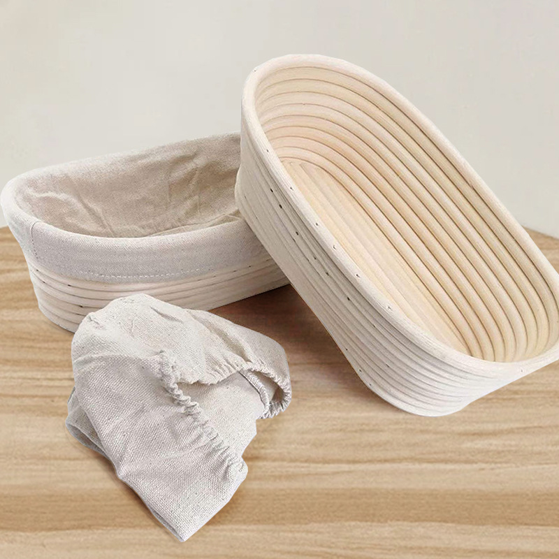 Juego de herramientas para hornear de estilo europeo, canasta de fermentación de masa, harina, batidor de polvo de acero inoxidable, juego de 12 piezas para hornear con raspador