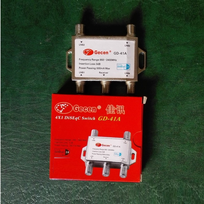正品佳讯GA-41A型4切1DiSEqC切换开关 四切一开关41A切换器