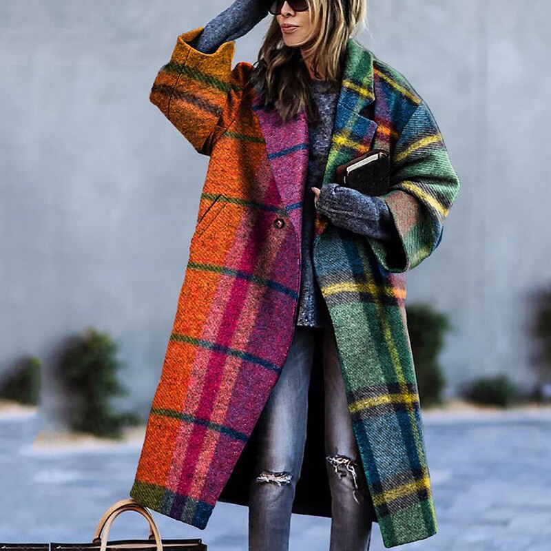 8753 New 2025 European and American Autumn Cross-Border Export Women's Clothing Amazon Long-Sleeved Multi-Color Printed Outwear Lapel Jacket 8753 New 2025 European and American Autumn Cross-Border Export Women's Clothing Amazon Long-Sleeved Multi-Color Printed Outwear Lapel Jacket