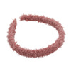 Demi-season cute headband, universal hair accessory, simple and elegant design