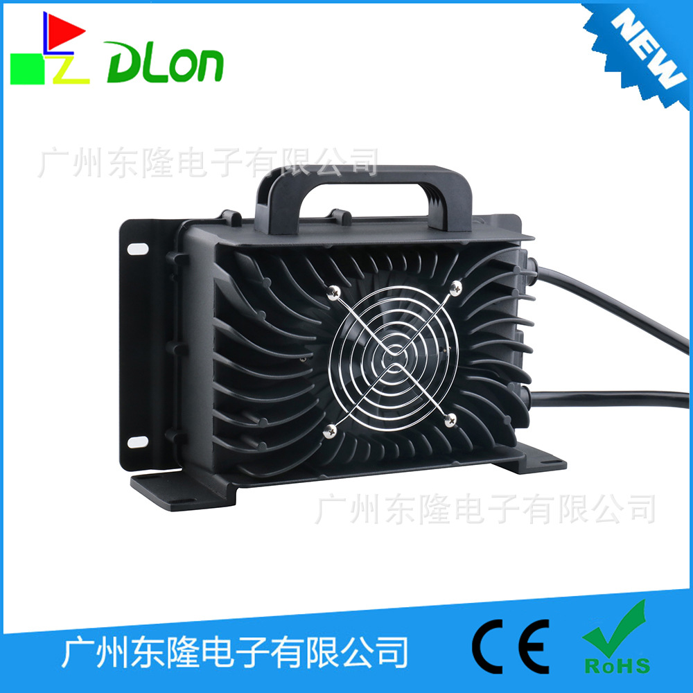 东隆1200W大功率防水58.4V20A磷酸铁锂电池密封防尘防水充电器